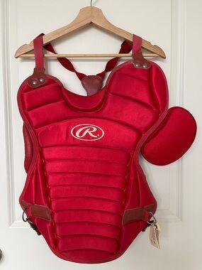 Rawlings Vibrant Red Adult Catcher Chest Protector
